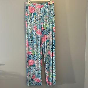 Lilly Pulitzer Women’s Blue & Pink Patterned Pants